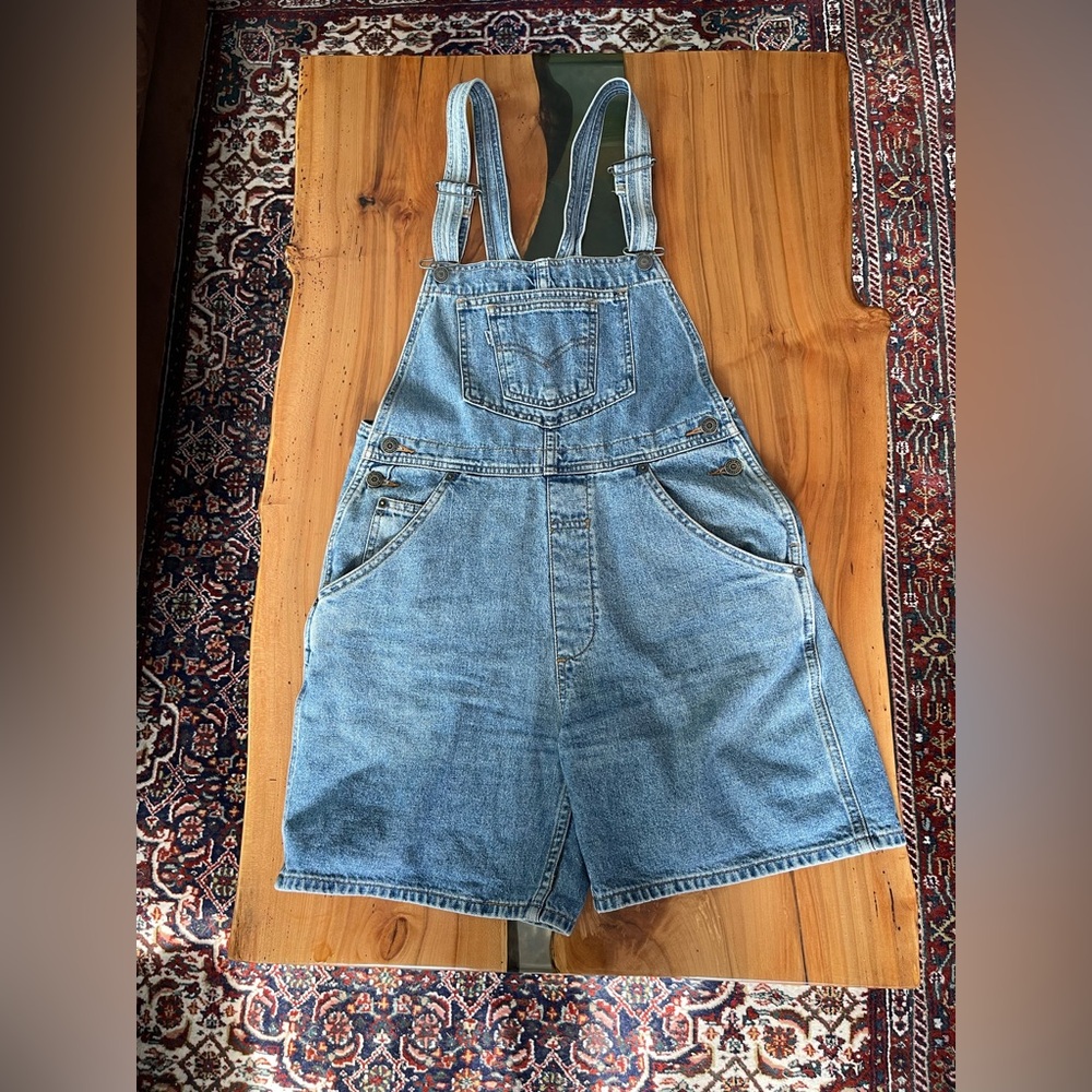 Vintage Levi's Denim Shortalls - Picture 1 of 12